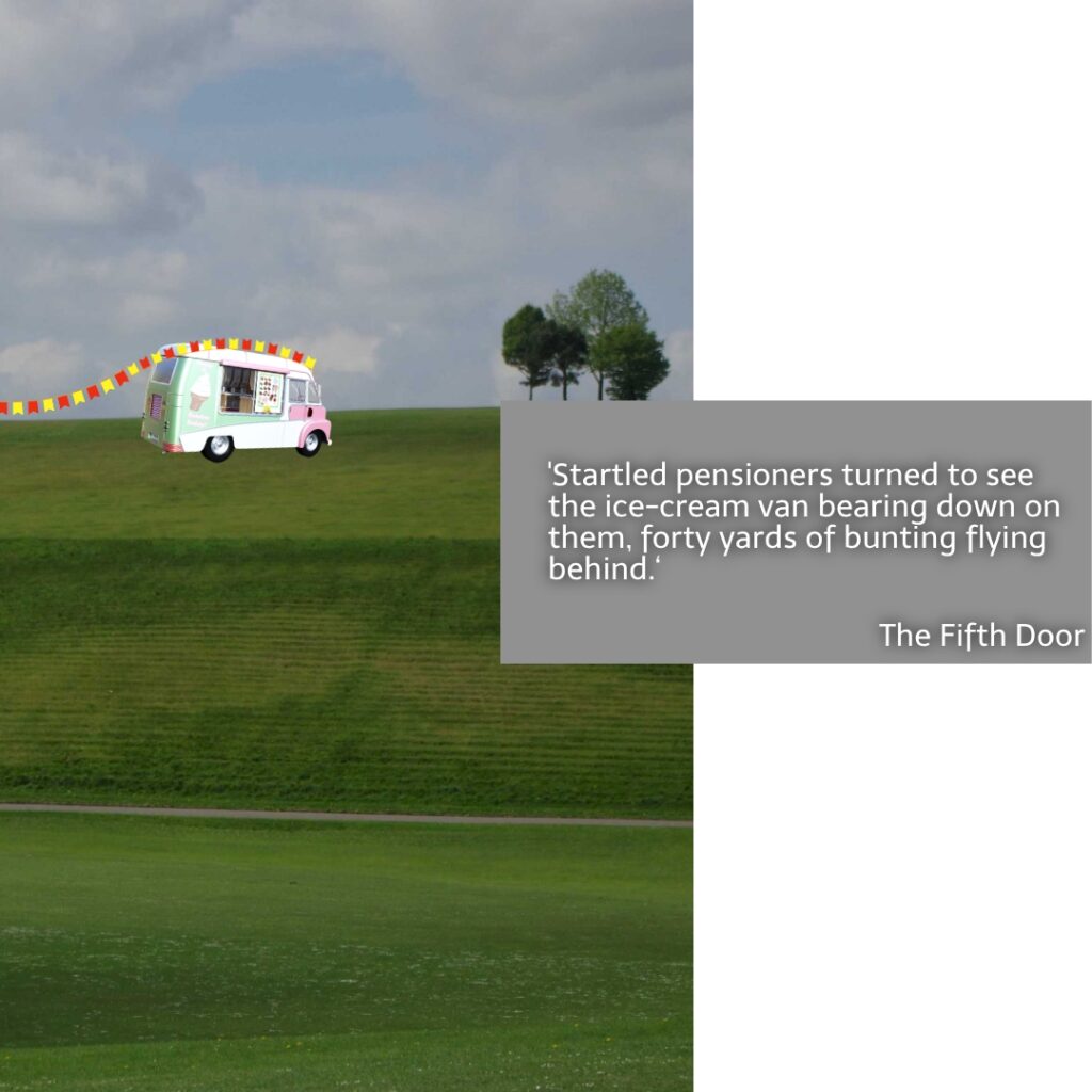 Ice-cream van in park